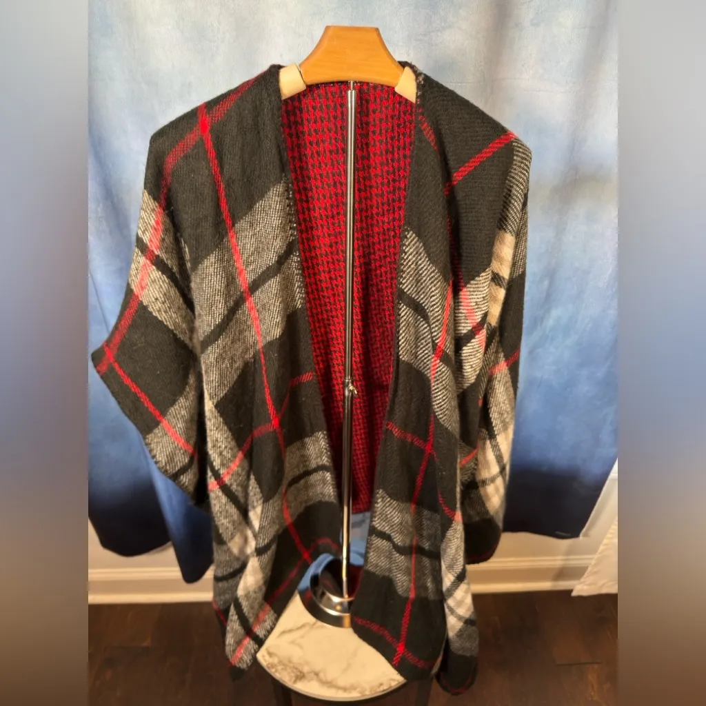 Plaid Wrap Black - Image 3