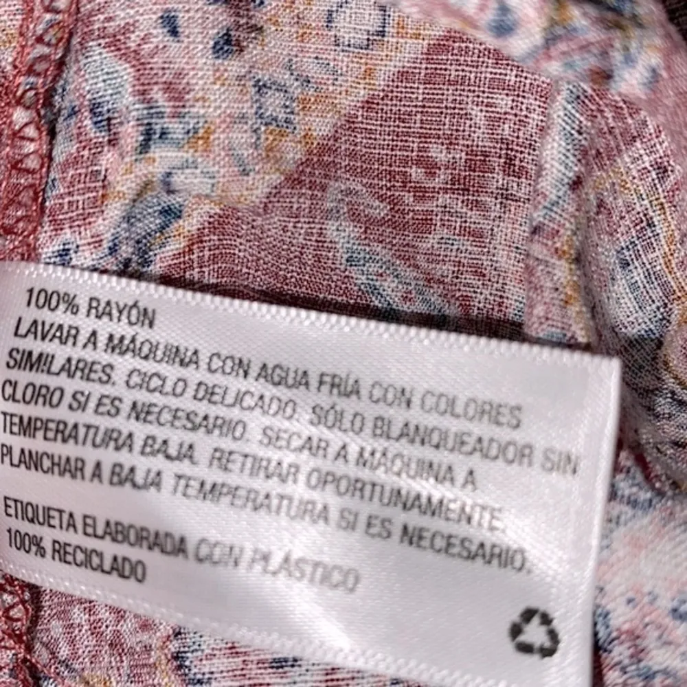 Pink rose mauve floral maxi dress size xsmall new with tags - Image 10