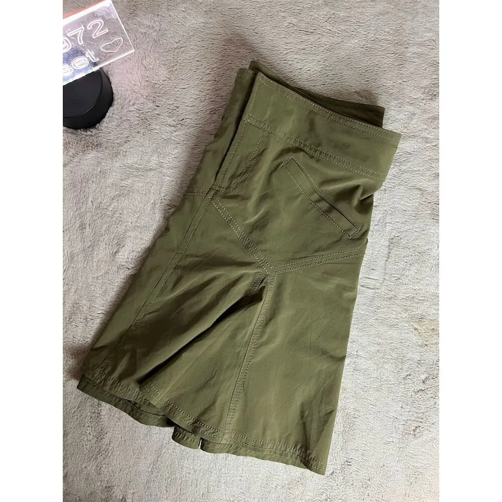 Athleta Women's All Terrain Skirt Size 10 Green Casual Pockets - Image 8