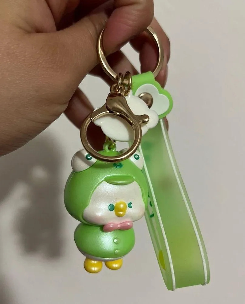 Lolita Green and Pink Key & Card Holders with Cute Character Designs - Image 2