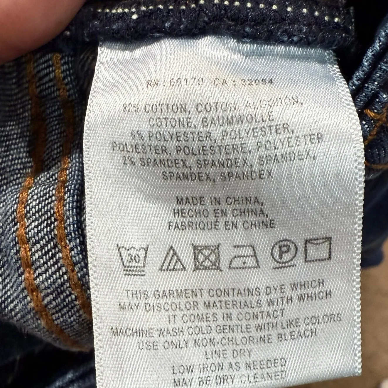 Pilcro and the Letterpress High Rise Skinny Jeans Sz 8 Blue - Image 6