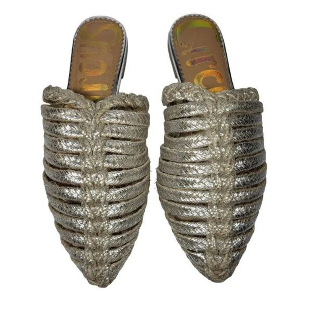 Circus by Sam Edelman Womens Nadie Mule in Metallic Silver - Image 44