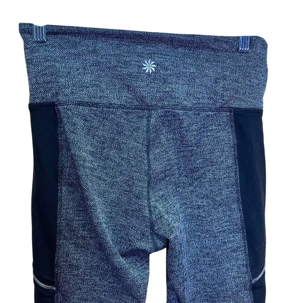 Athleta Drifter Herringbone High Rise Tights Size Small - Image 5