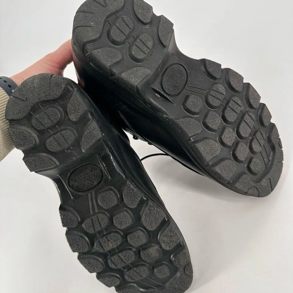 Thorogood Womens Leather Double Track Oxford Softstreet Work Shoes Black Size 8W - Image 7