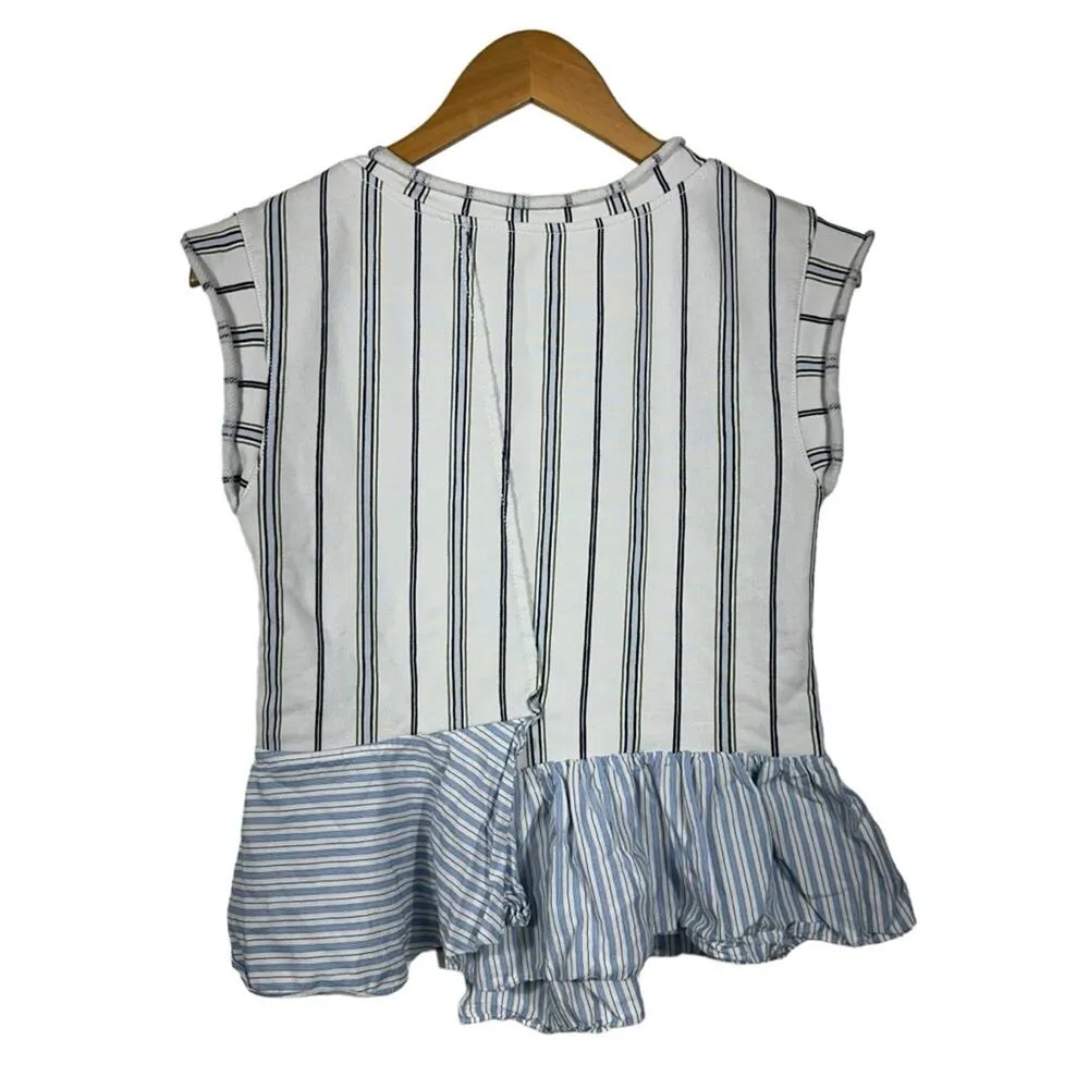 3.1 Phillip Lim Striped Peplum Top Size XS - Image 2