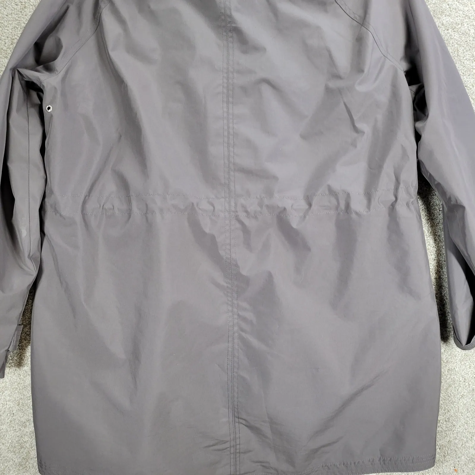 Be Boundless Jacket Womens Gray Zip Up Pockets Hooded Windbreaker‎ Lightweight Size XL - Image 11