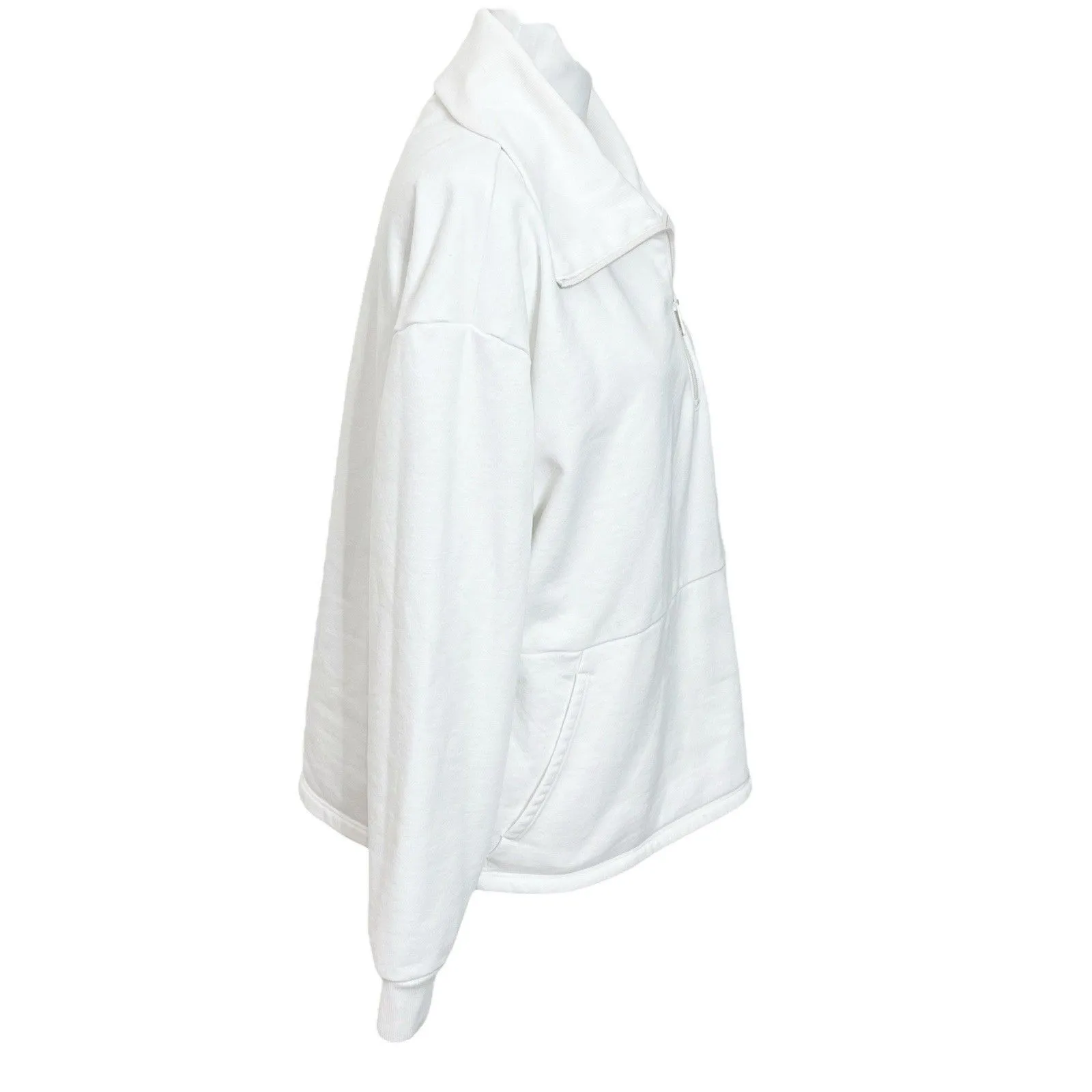 Beyond Yoga Trek Fleece Pullover Women’s Size Medium White Half Zip Sweatshirt - Image 5