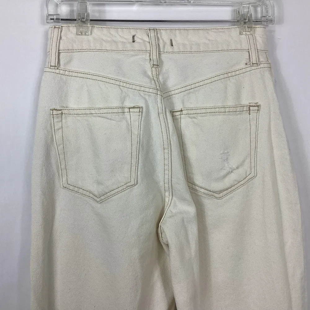 We The Free Ranger Ripped Crop Wide Leg Jeans Size 26 - Image 8