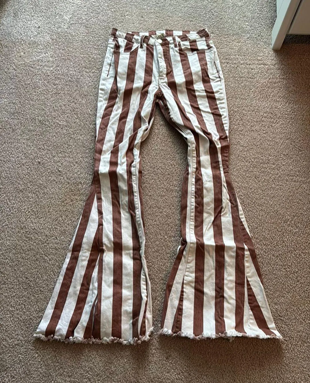 Pinstripe Bell Bottoms - Image 2