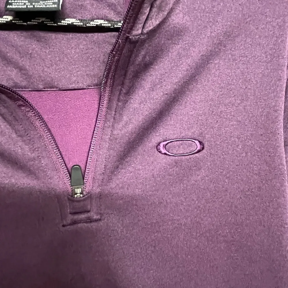 Oakley  Purple Quarter-Zip Pullover - Image 3