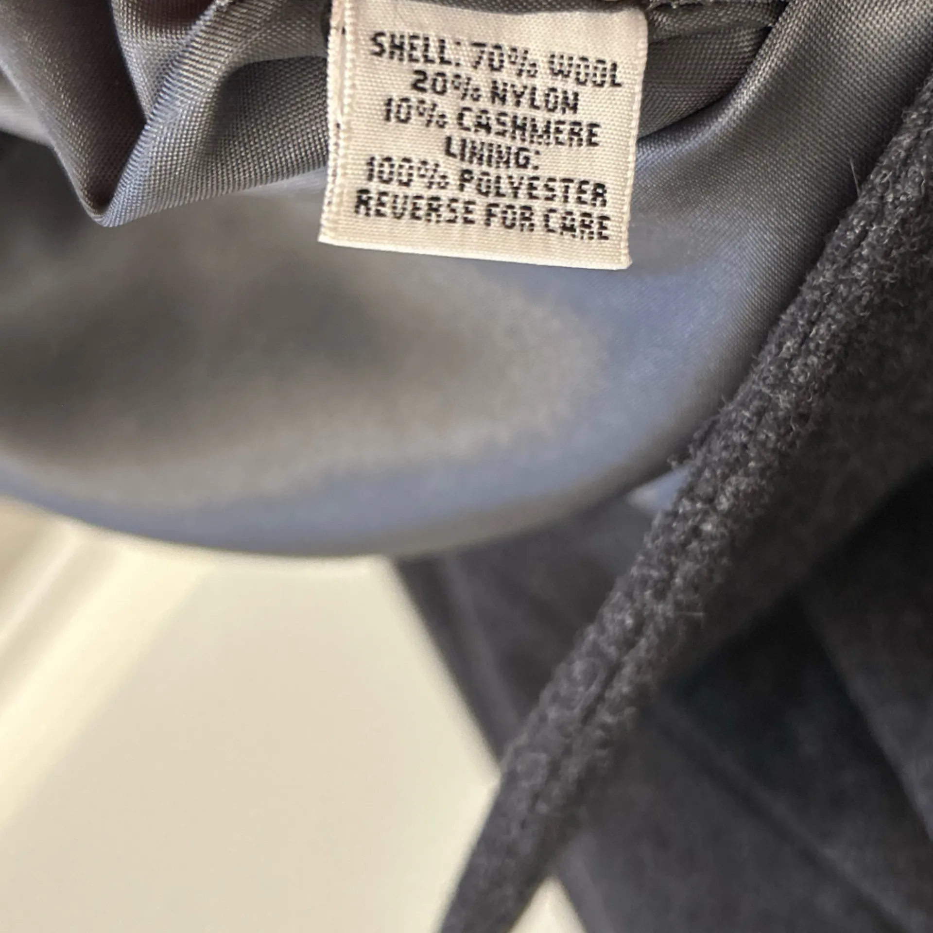 Josephine Chaus Charcoal Grey Wool Cashmere Classic Button Blazer Size Petite 10 - Image 8