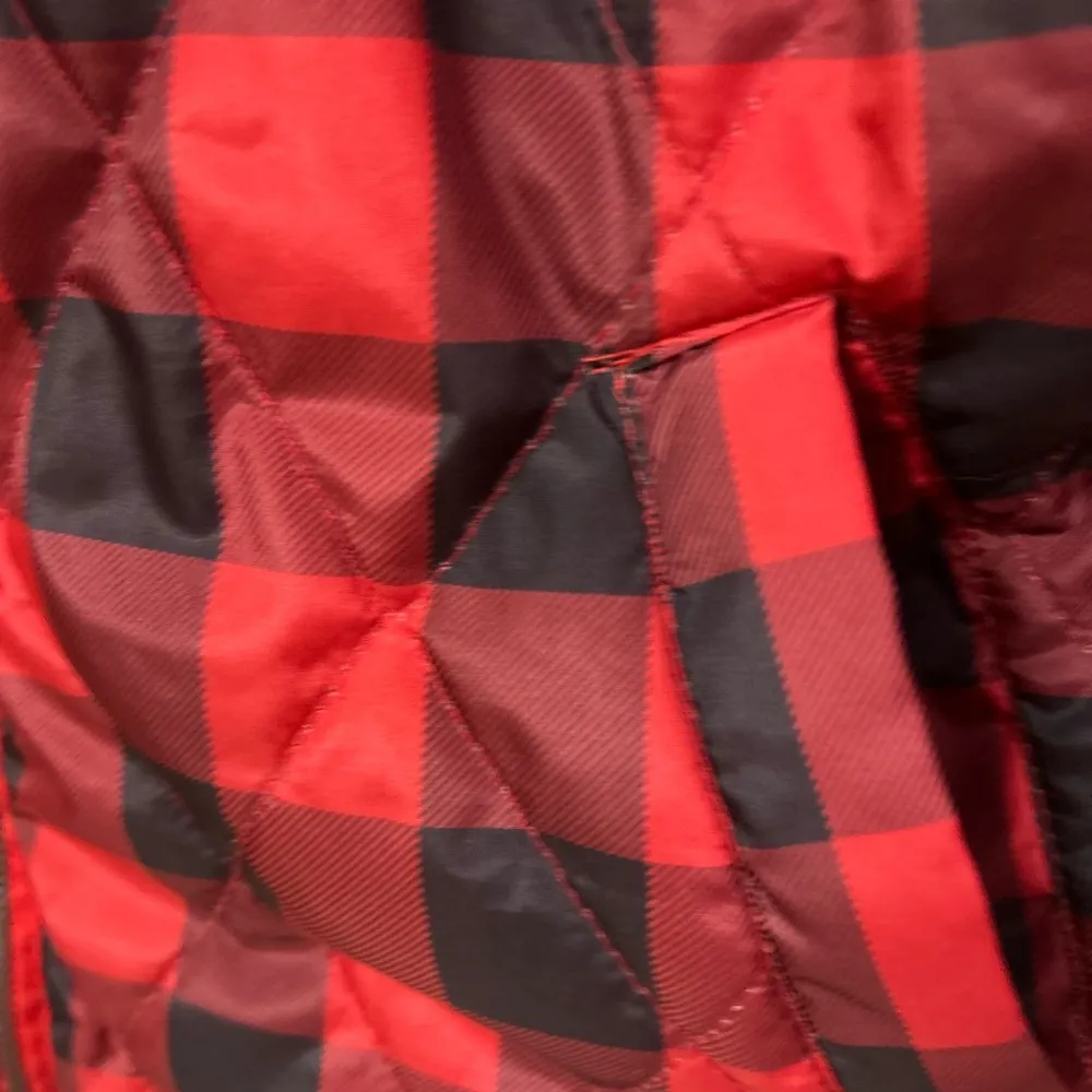 The Limited Reversible Buffalo Plaid Quilted Vest - Image 3