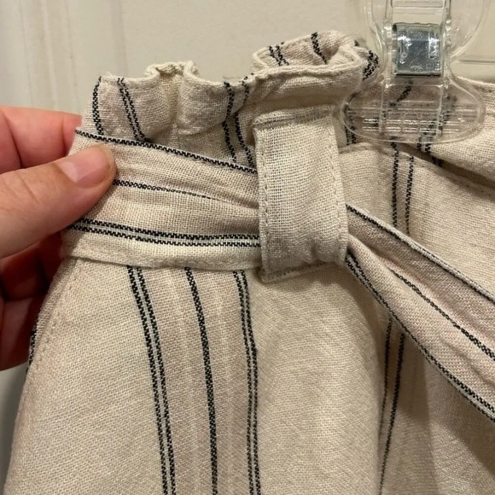 Maurices‎ Cream and Black Linen Skirt size 12 - Image 3