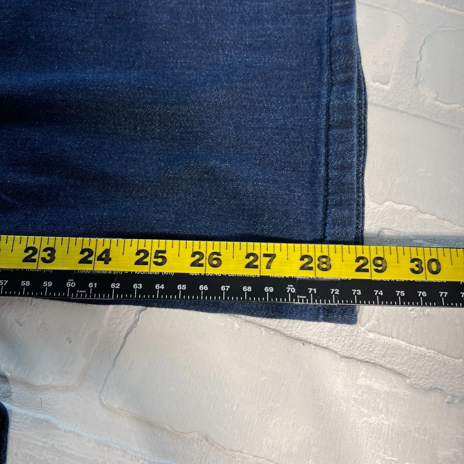 Wit & Wisdom Jeans Women 12 Dark Wash Blue Whitney 'Ab'Solution Skyrise Wide Leg - Image 11