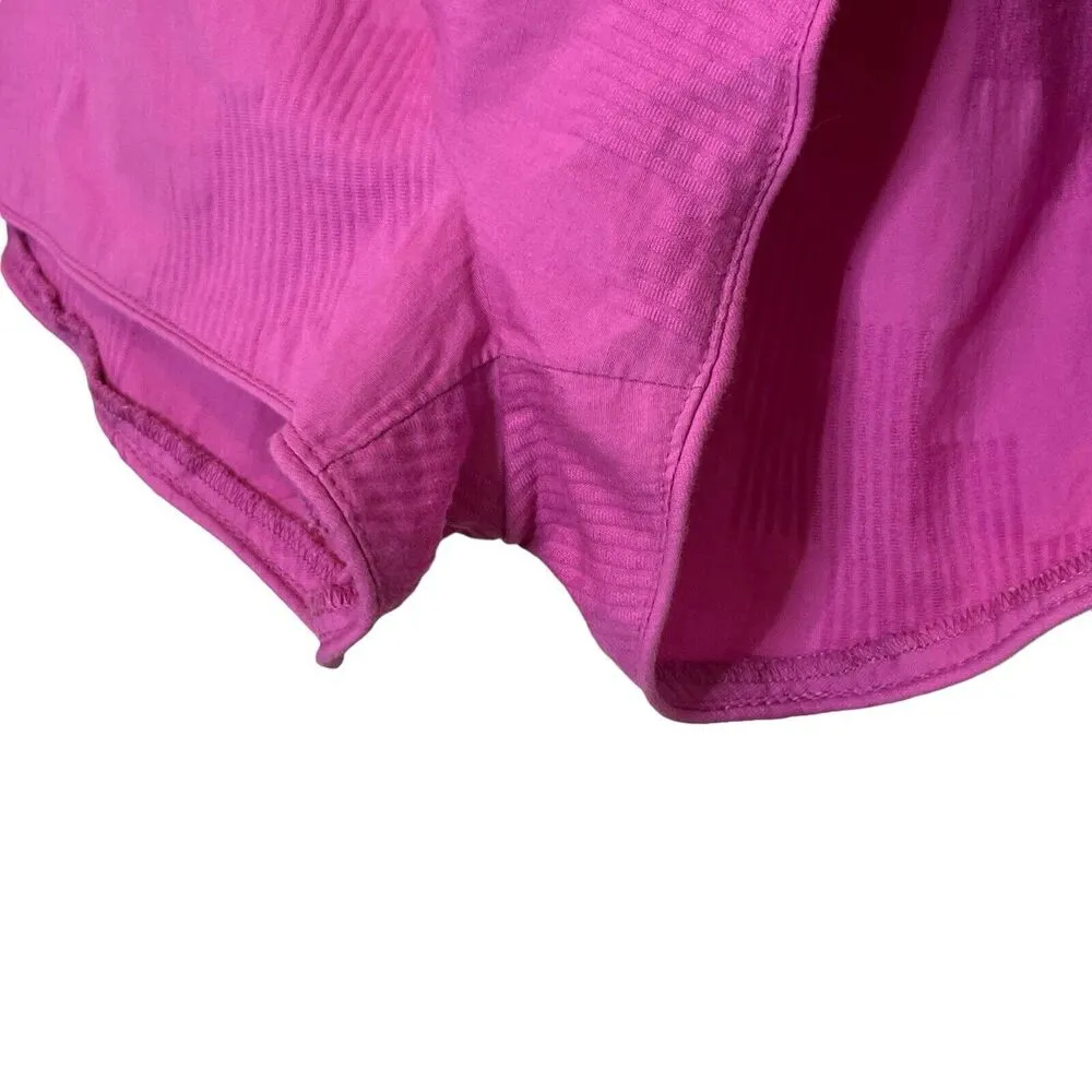 Free People Pin Up Shorts High Waisted Pink Cotton Side Buttons Womens Size S - Image 4