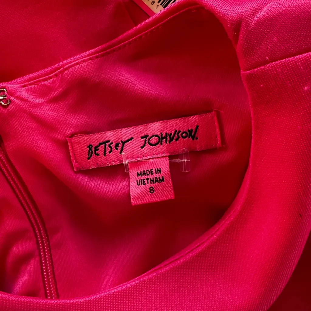 Betsey Johnson  Vibrant Pink Mini Dress - Image 7