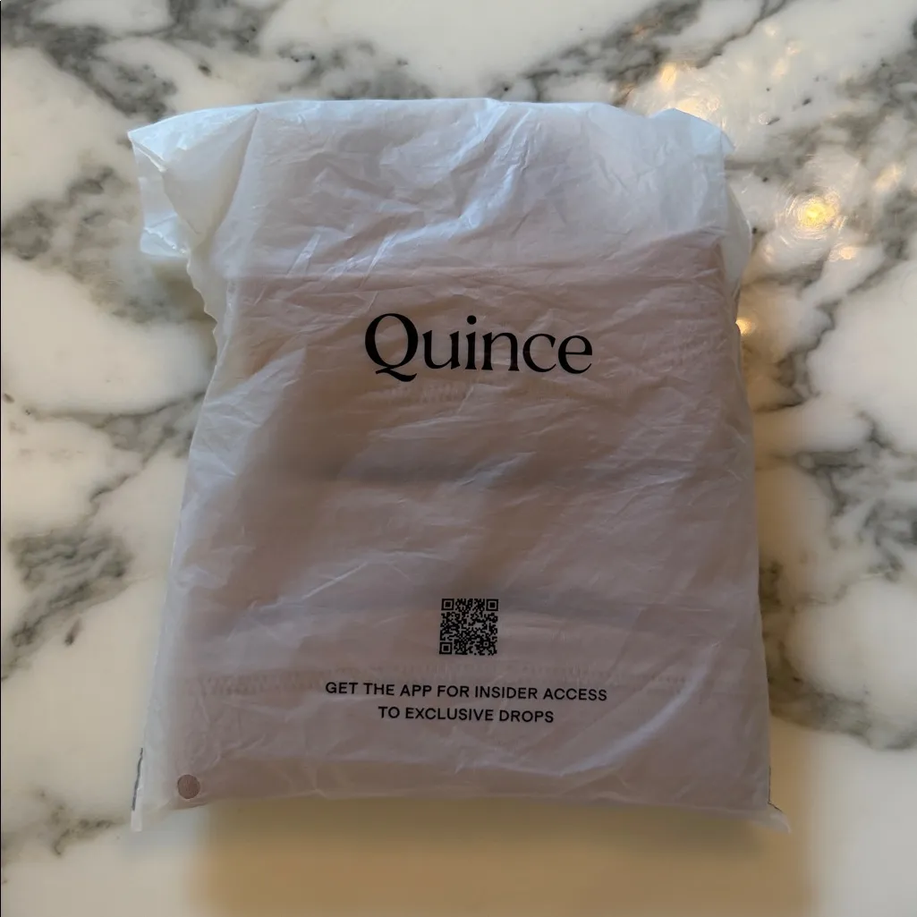 NWOT Quince Women's Organic Cotton Tank Bralette (2-pack) Sz S Color Mink - Image 8