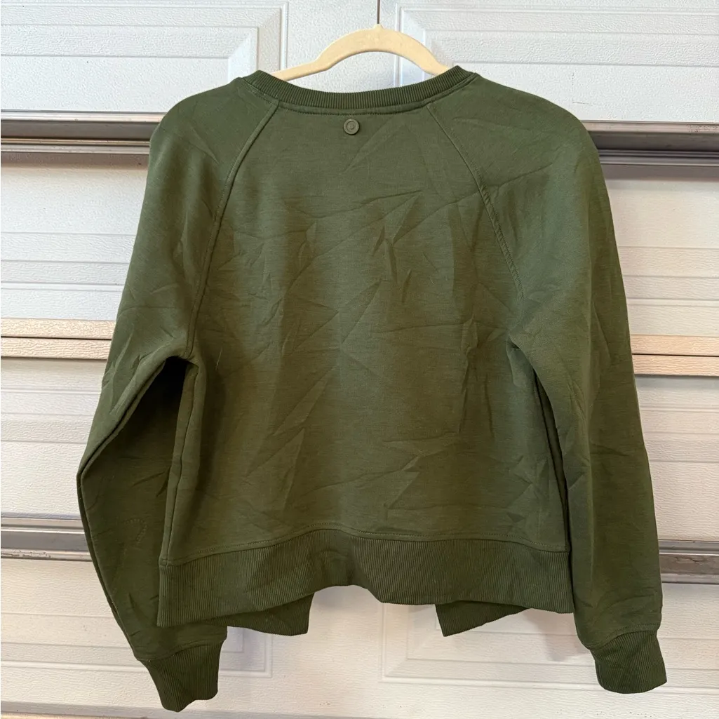 Hunter Dark Green Women's Crew Neck Sweater - Image 4
