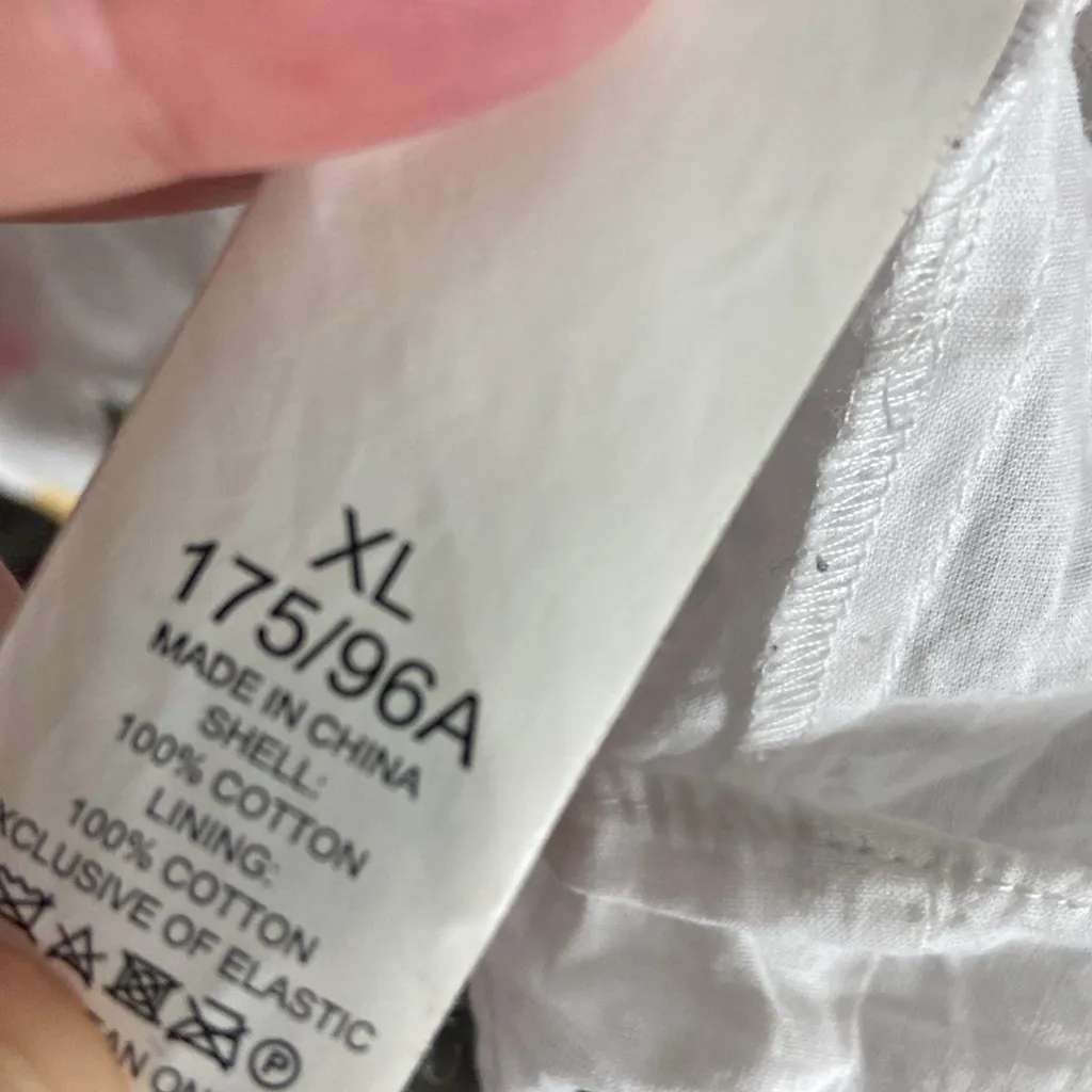 Kate Spade Lily Blooms Smocked Midi Dress (Sz XL) Cotton Floral Puff Sleeve - Image 5