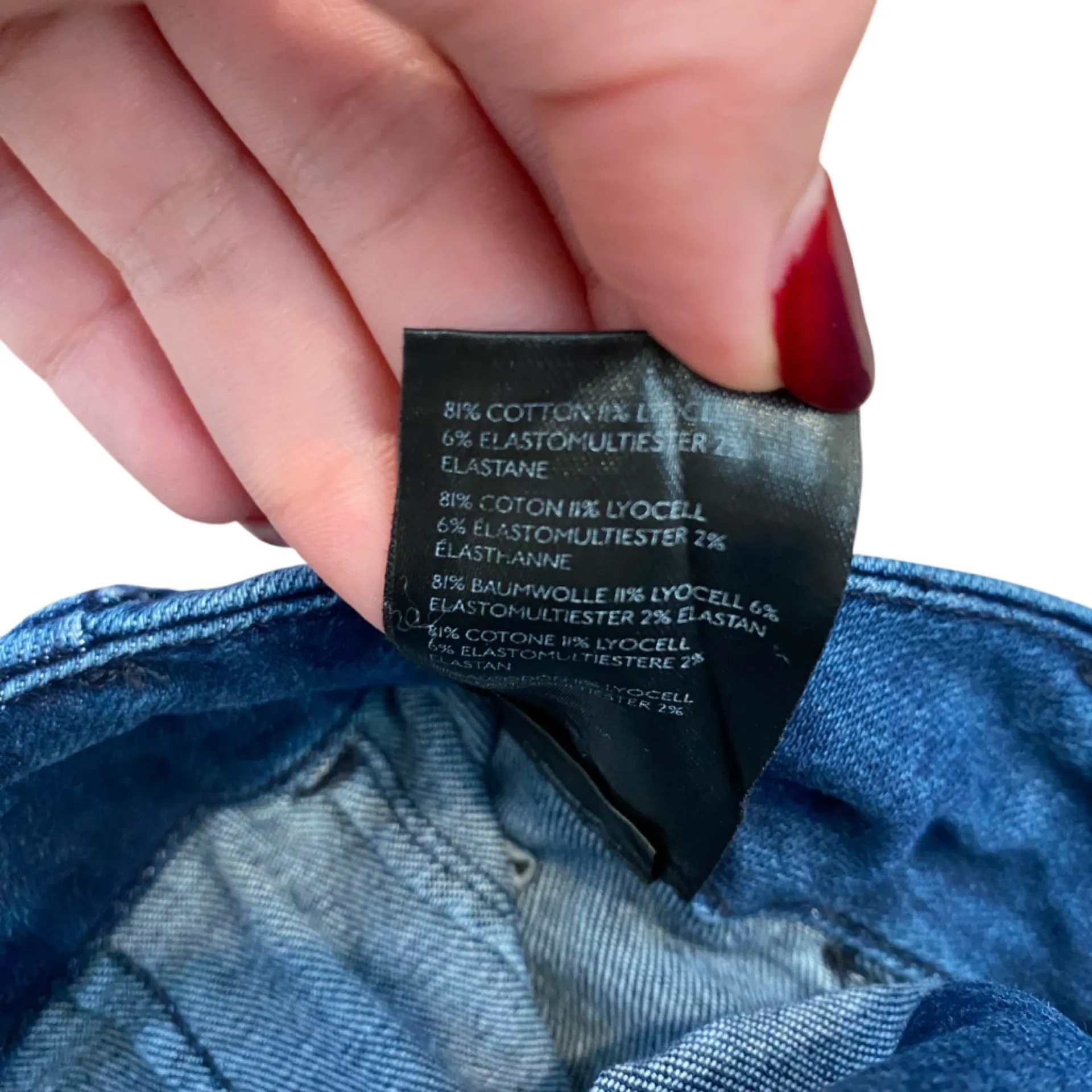 Pilcro The Skipper High Rise Wide Leg Jeans With Patch Pockets Size 27 - Image 13