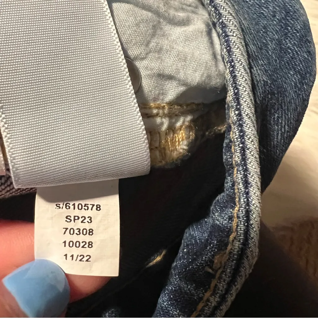 Loft Denim Mini Skirt A-Line Medium Wash 00P - Image 10