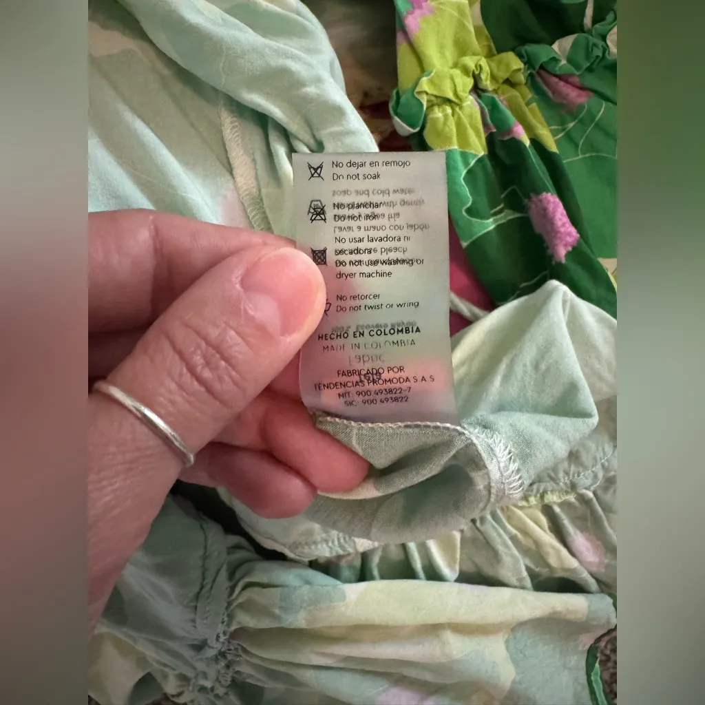 Palmacea Swimsuit Coverup
Size XS
Bright green & yellow details - Image 10