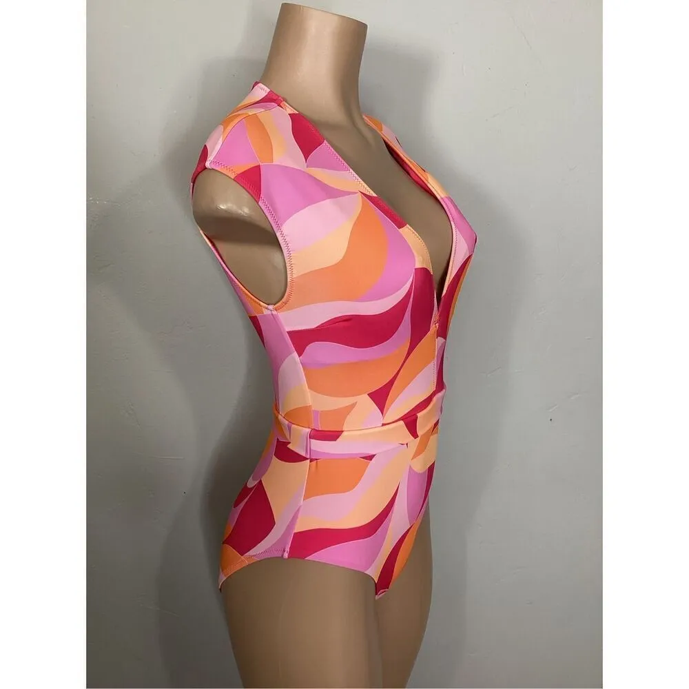New. Sanctuary colorful Geometric one piece. Small. Retails $125 - Image 6
