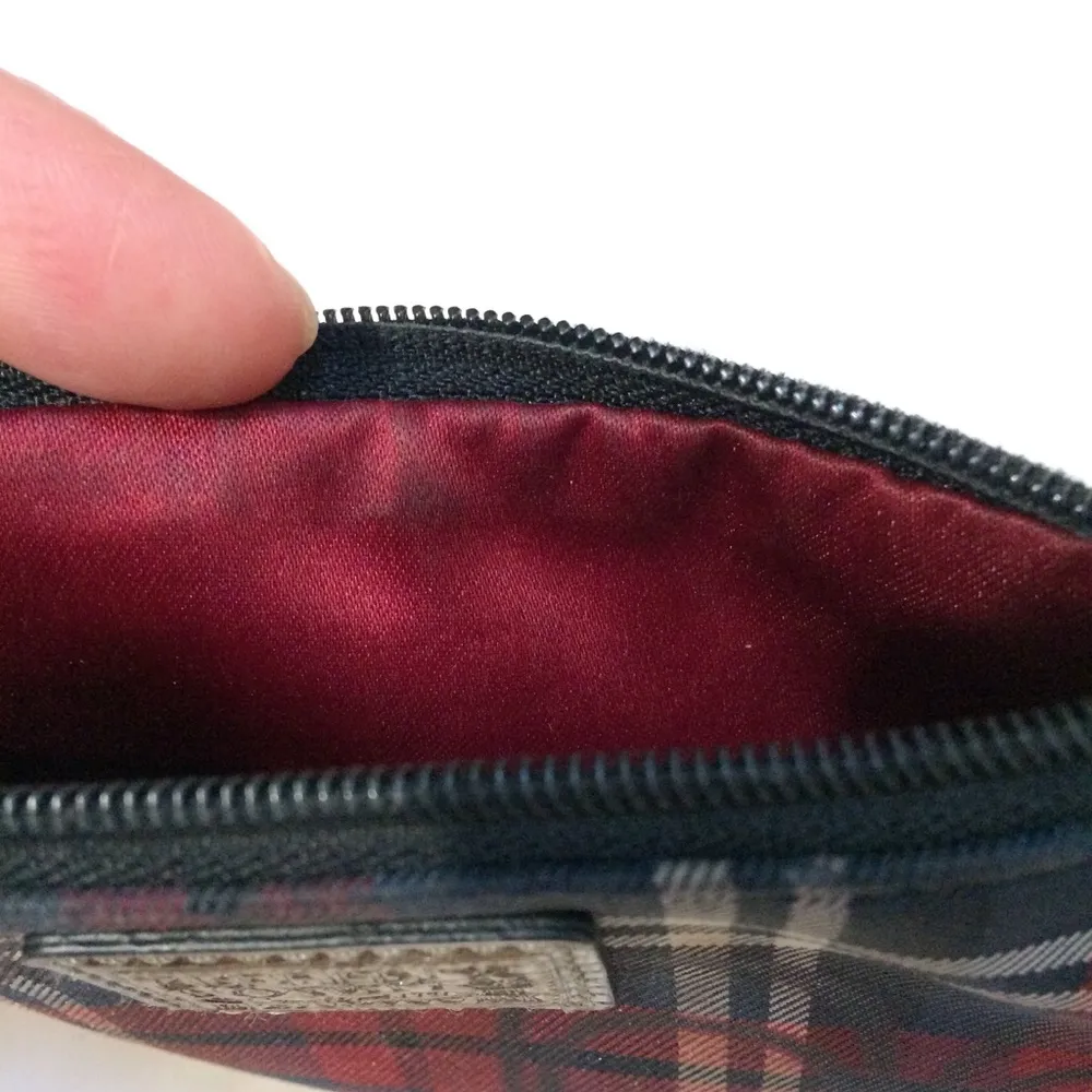 Poppy Tartan Plaid Small Wristlet - Image 12