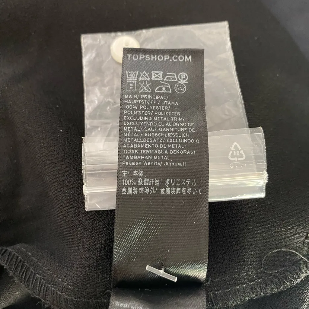 NEW $100 Topshop Pinup Preppy Black Collar Romper Jumpsuit US 2 XS - Image 5