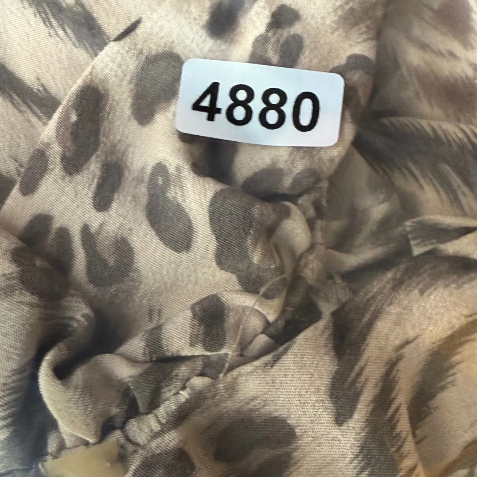 Rebecca Taylor Size 2 Silk Leopard Tiger Print Long Sleeve Tie Neck Blouse READ - Image 12