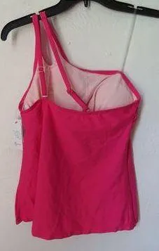 Time and Tru Women's Cutout One Shoulder Tankini Top Swimsuit - Image 4