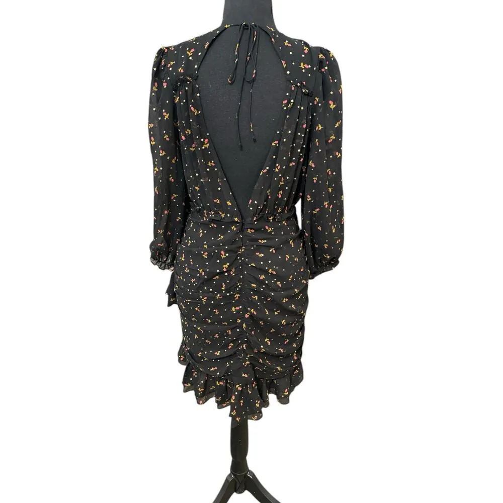 NWT! For Love & Lemons Floral Bloomcore Juliana Mini Dress - Size Large - Image 11