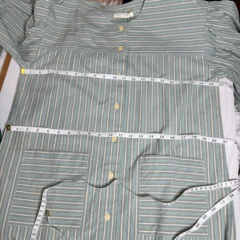 Christy Dawn The Ryder Long Sleeve Cottagecore Prairie Mini Dress Size XS - Image 10