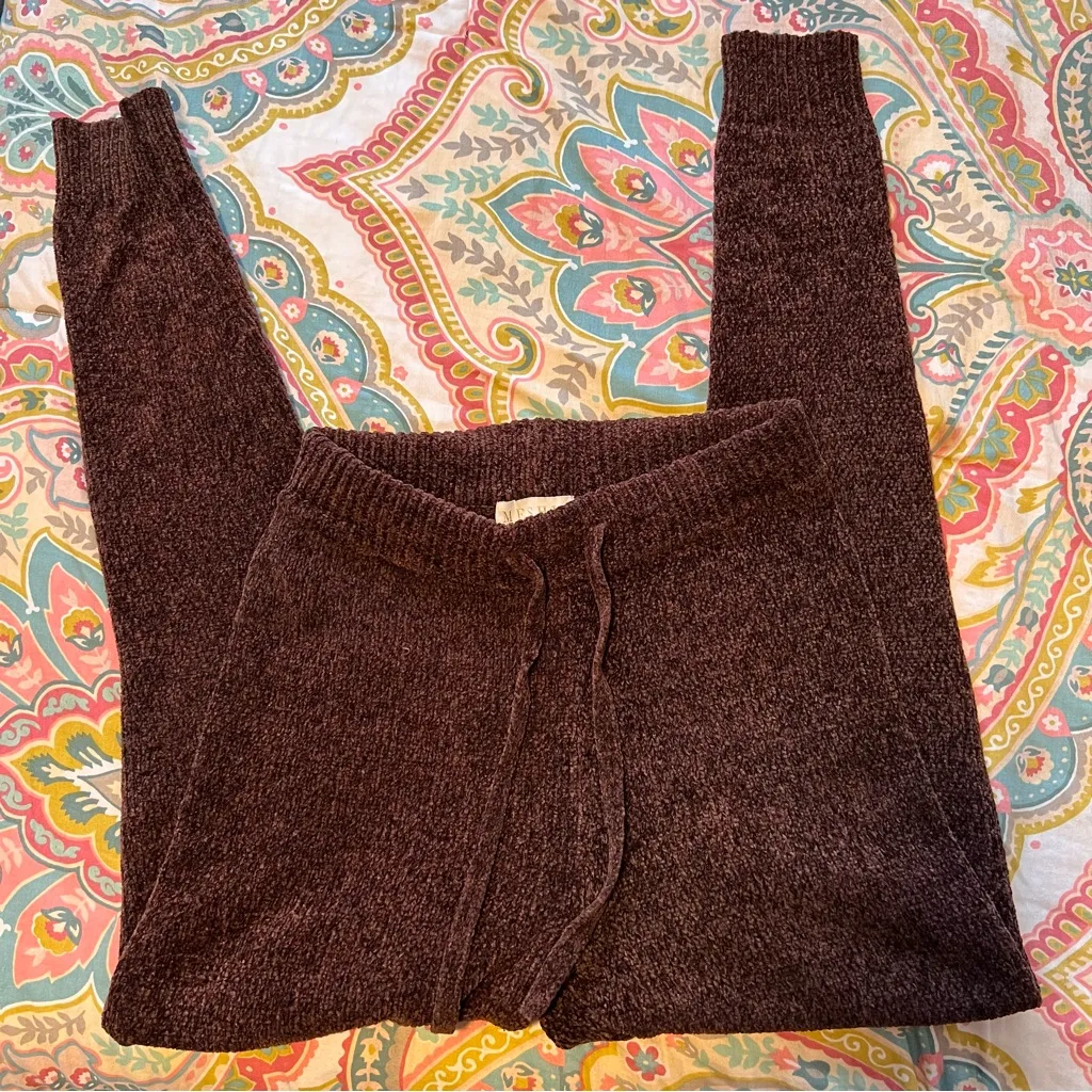 Meshki  sweater knit pants size small brown.‎ - Image 8