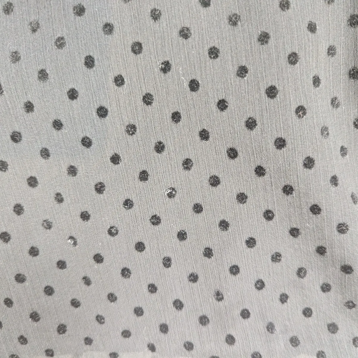 Old Navy Black Swiss Dot Midi Skirt Size Large - Image 9