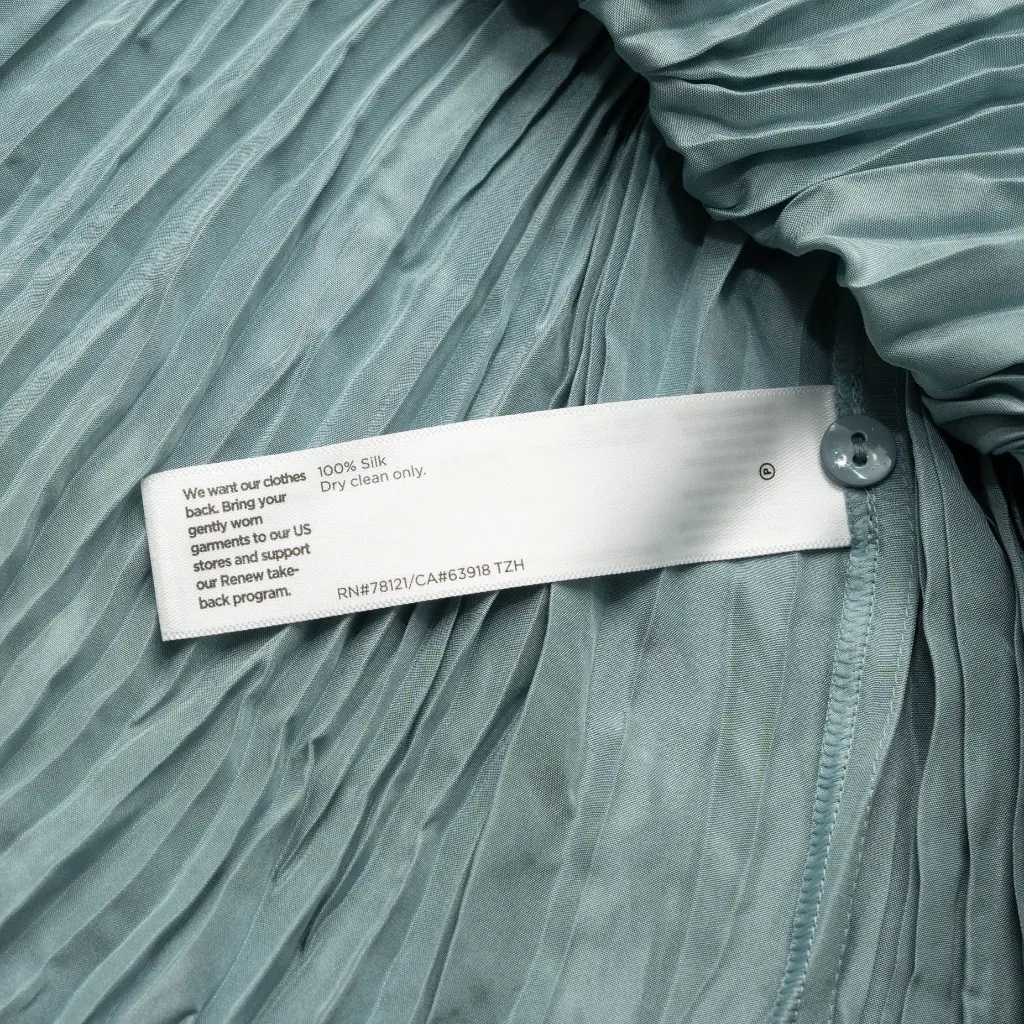 Eileen Fisher. Cushed Silk Midi Dress. - Image 12