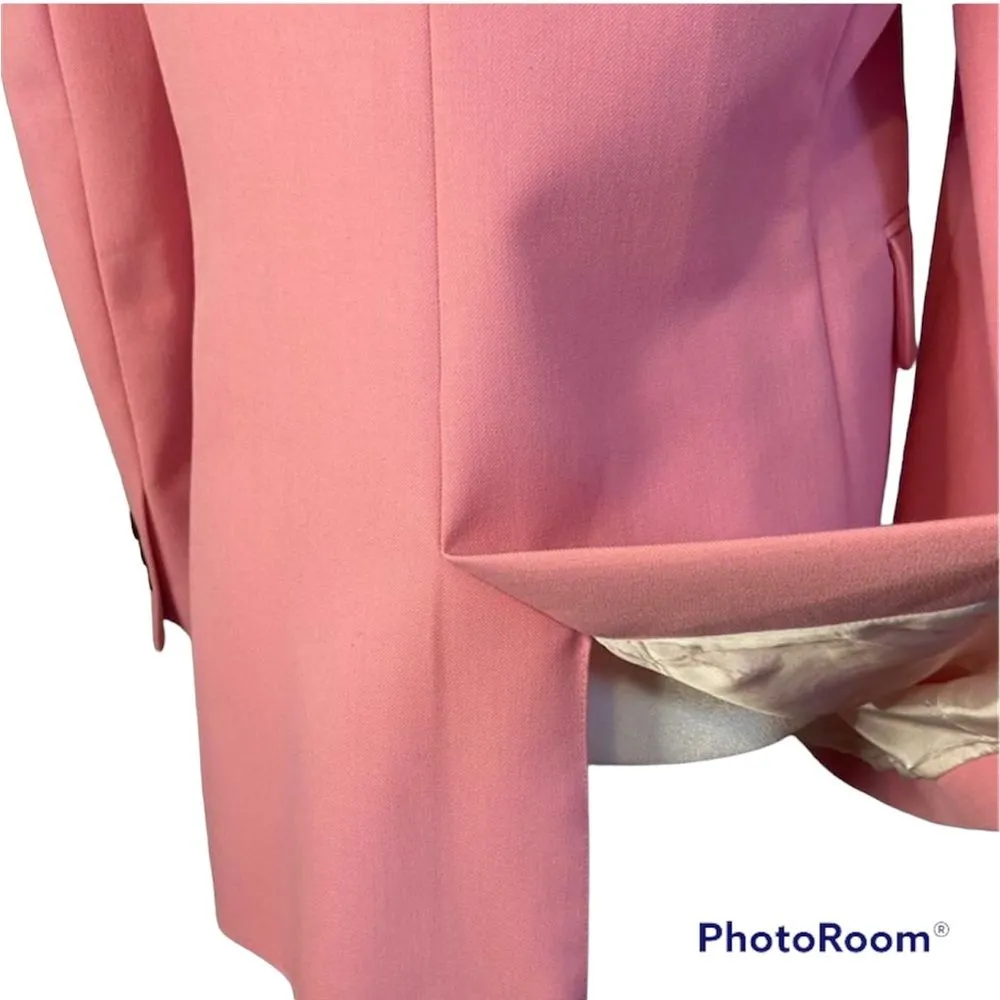 ZARA NWT PINK DOUBLE BREASTED BLAZER - Image 7