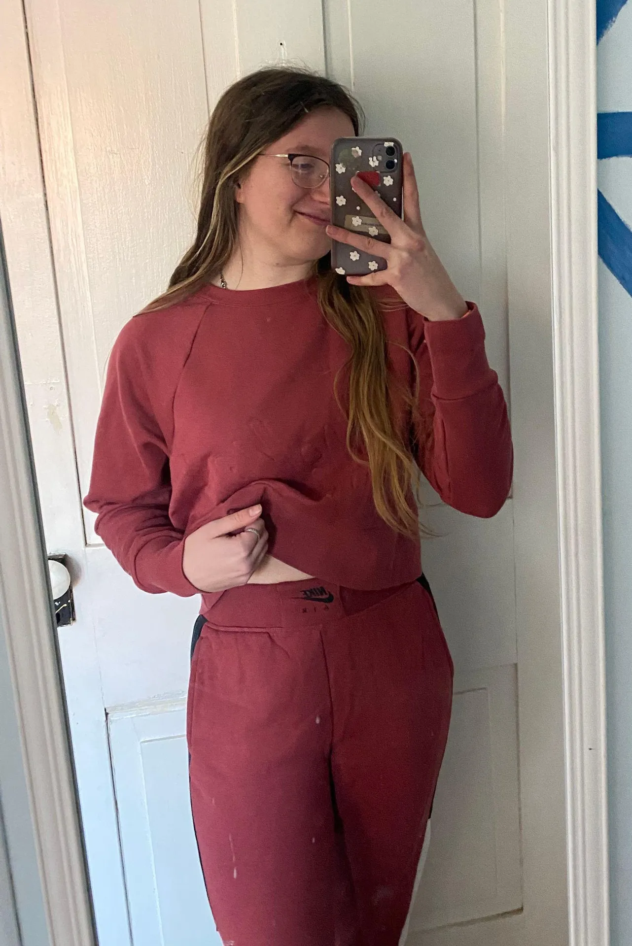 air dusty pink tracksuit set - Image 3