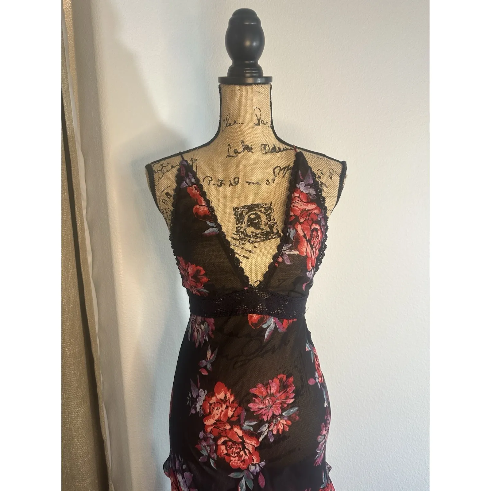 Free People Intimately Stay Awhile Sleeveless Maxi Dress, Size XSmall - Image 5