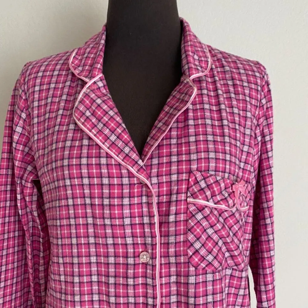 Victoria's‎ Secret sz S button down pocket sleep pajama top NWOT - Image 2