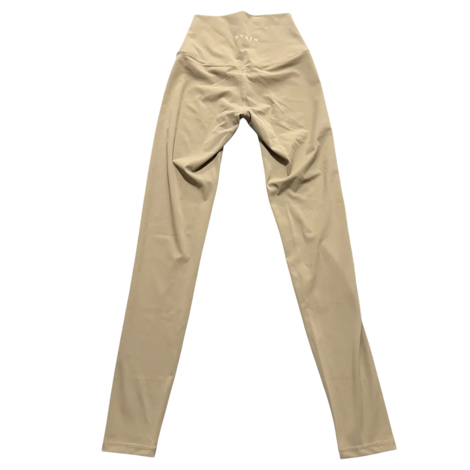 NVGTN Beige Signature 2.0 Leggings NWT High Waisted Seamless Tan Size S - Image 2