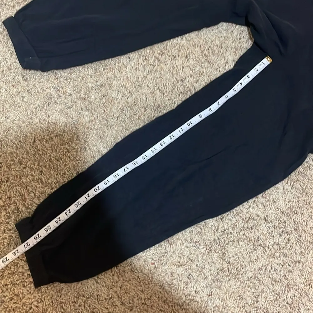 Anthropologie Champlain Linen Blend Black Jogger Pants Size 4 Lagenlook Boho - Image 15