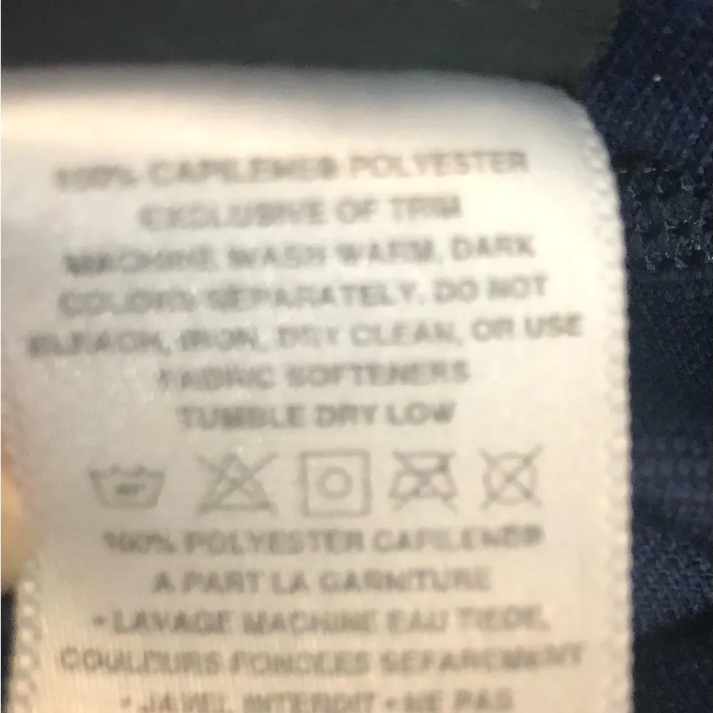 Patagonia Capilene Base Layering 1/4 Zip Lightweight Top L Navy Biking Skiing - Image 6