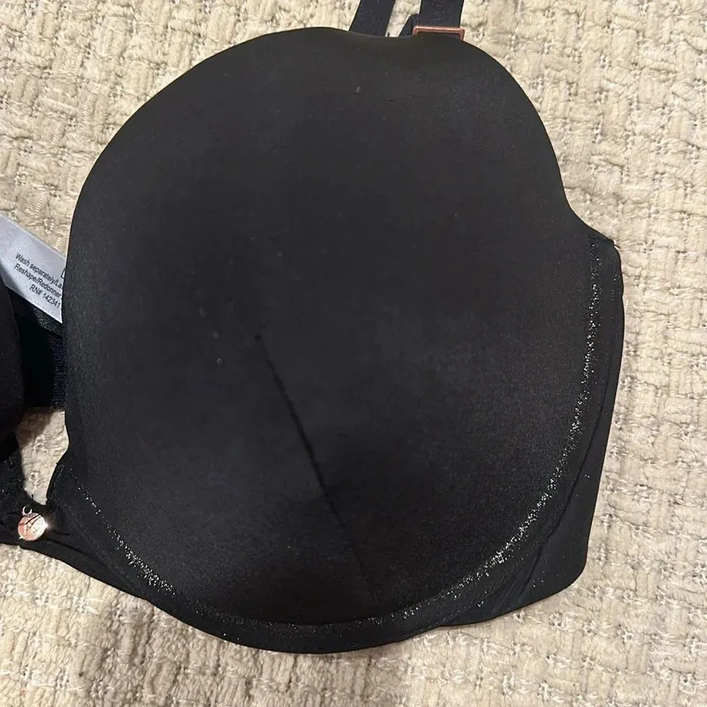 Adore Me women’s bra size‎ 34DDD black with glitter - Image 3