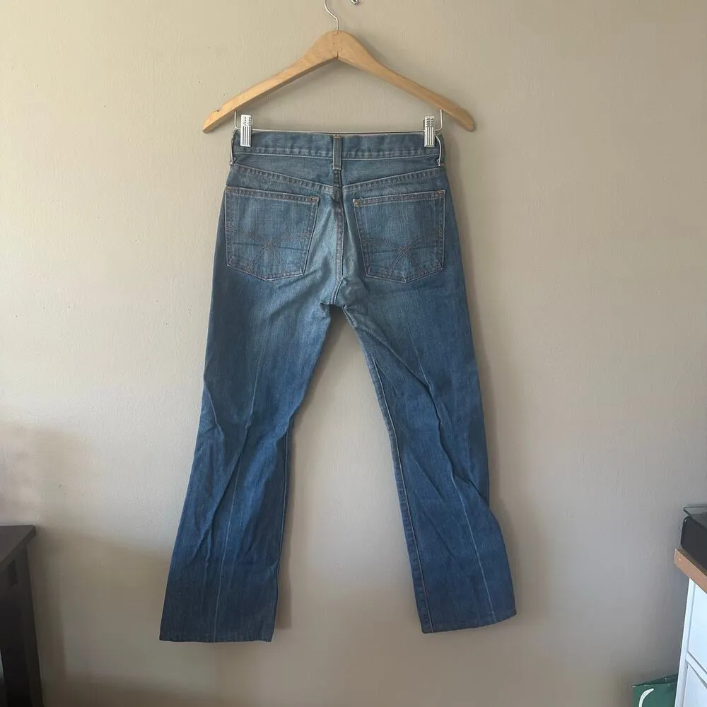 Paul & Joe Blue Faded Straight Leg Jeans Size 26 - Image 4