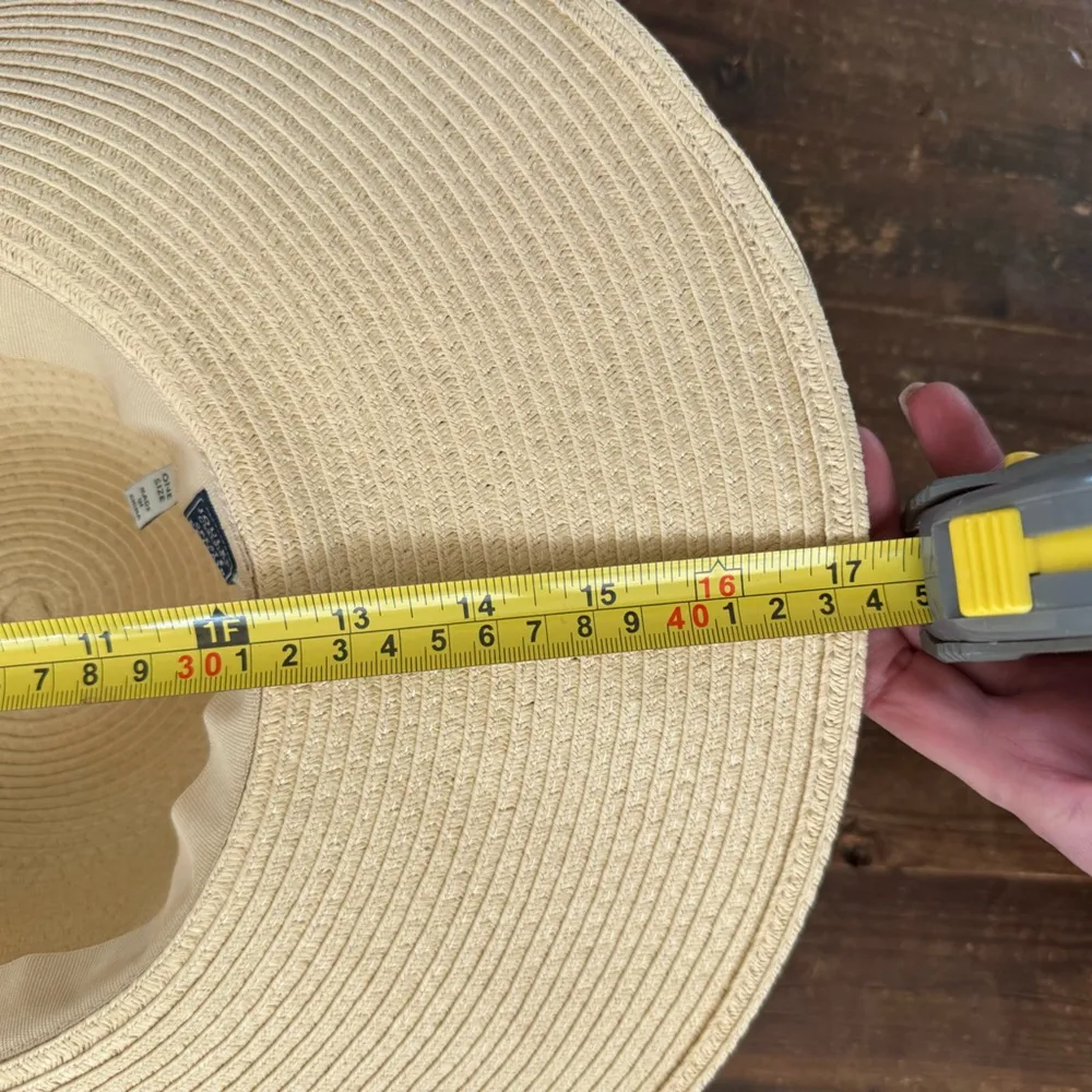 NWOT Joules women’s Hello Sunshine sun hat in natural Tan - Image 10