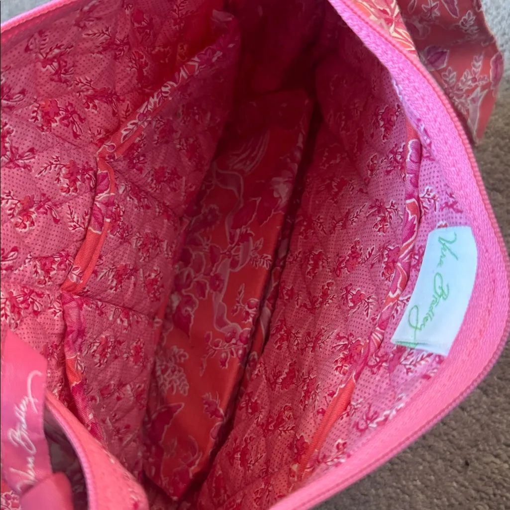 Vera Bradley Pink Quilted Bag - Image 4