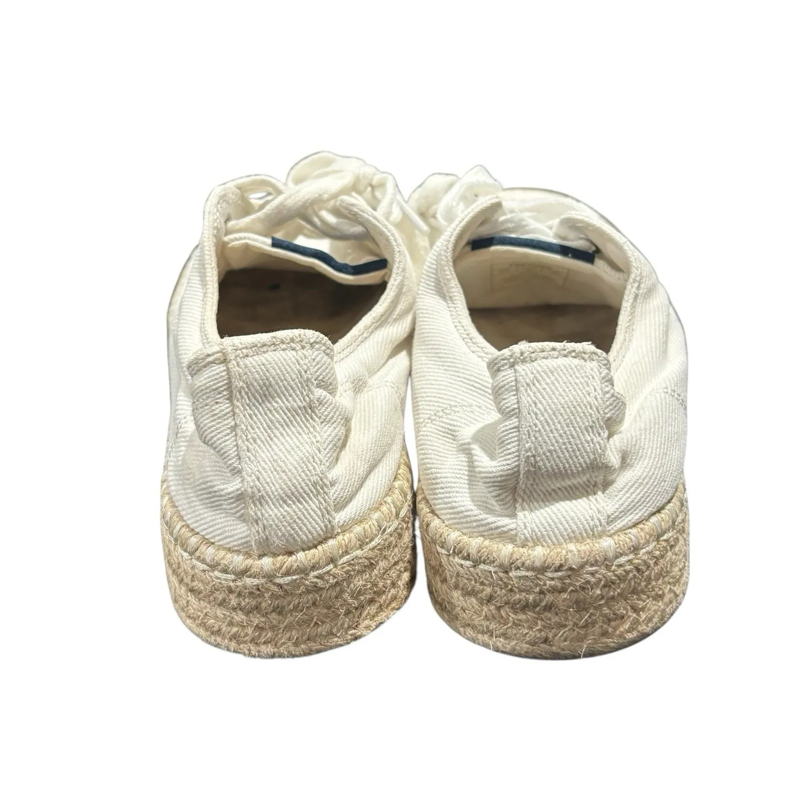 Tretorn Eve 2 Natural Espadrille Platform Sneakers Size 7.5 - Image 4