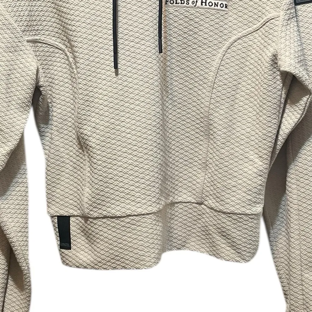 UNRL X FOLDS OF HONOR LTD. ASCEND HOODIE in Sand Size Medium Tan - Image 4