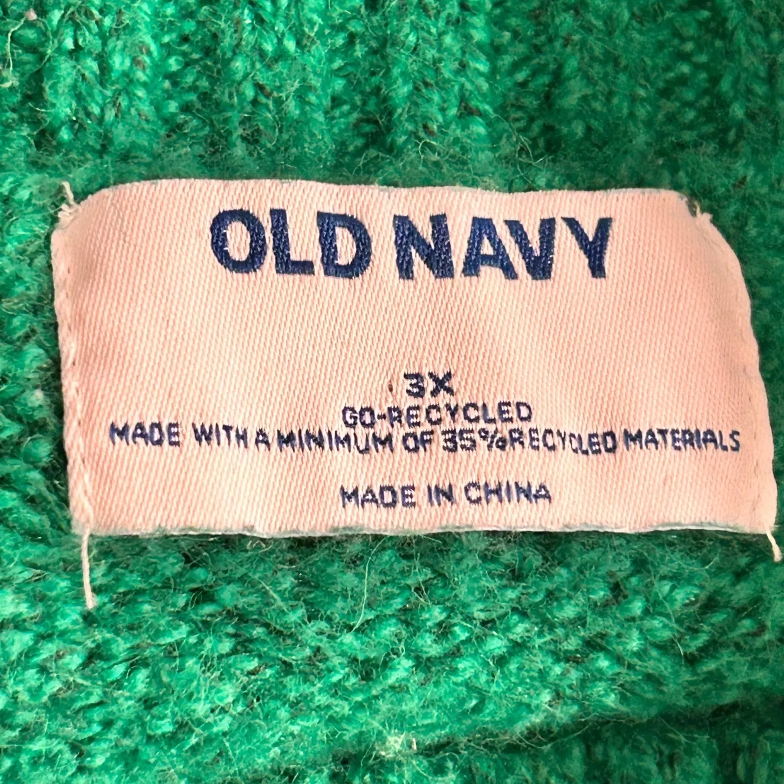 Old‎ Navy Mock Neck Sweater Green 3X - Image 6
